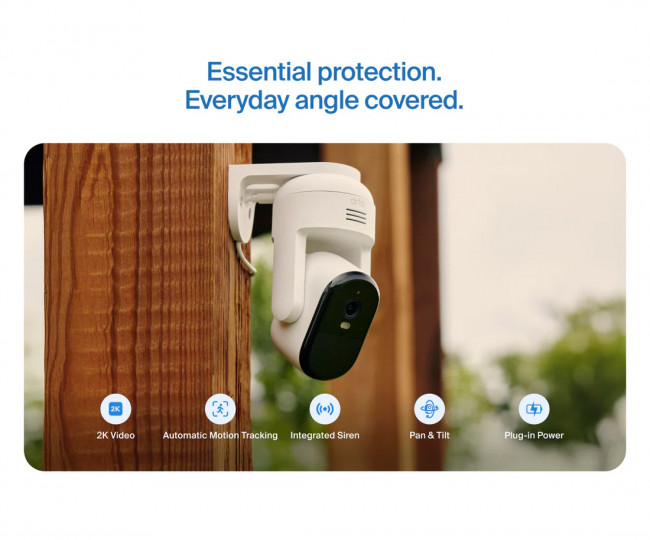 Arlo Essential Pan Tilt – AI камера відеоспостереження для дому